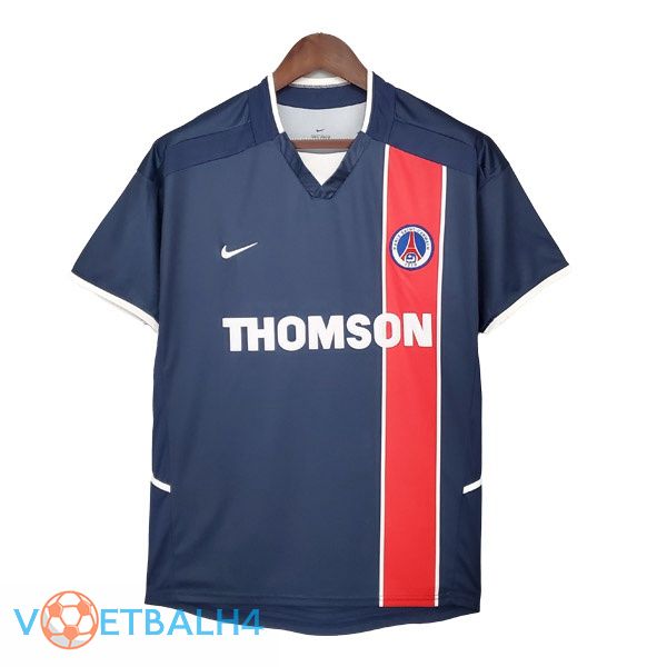 Paris PSG Retro thuis jersey blauw koninklijk 2002-2003