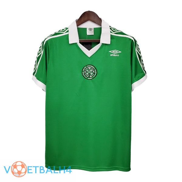 Celtic FC Retro thuis jersey groente 1980