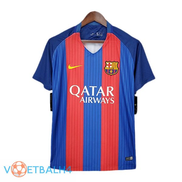 FC Barcelona Retro thuis jersey rood blauw 2016-2017