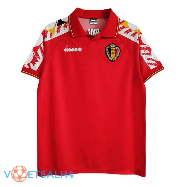 België Retro Retro thuis jersey rood 1995