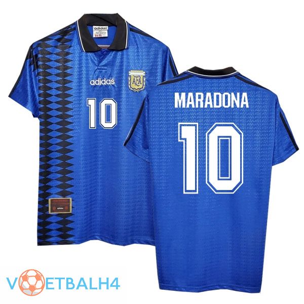 Argentinië Retro uit jersey MARADONA #10 1994-1995