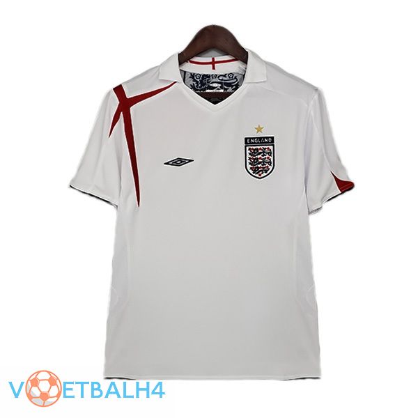 Engeland Retro Retro thuis jersey wit 2006