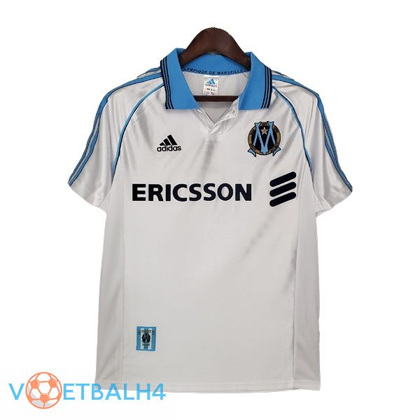 Marseille OM Retro thuis jersey wit 1998-1999