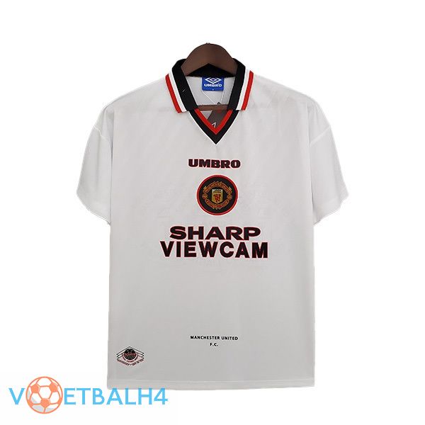 Manchester United Retro uit jersey wit 1996-1997