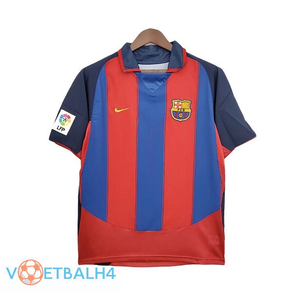 FC Barcelona Retro thuis jersey rood blauw 2003-2004