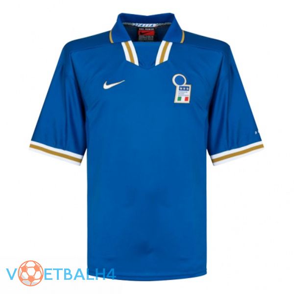 Italië Retro thuis jersey blauw 1996