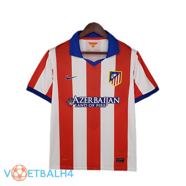 Atletico Madrid Retro thuis jersey rood wit 2014-2015