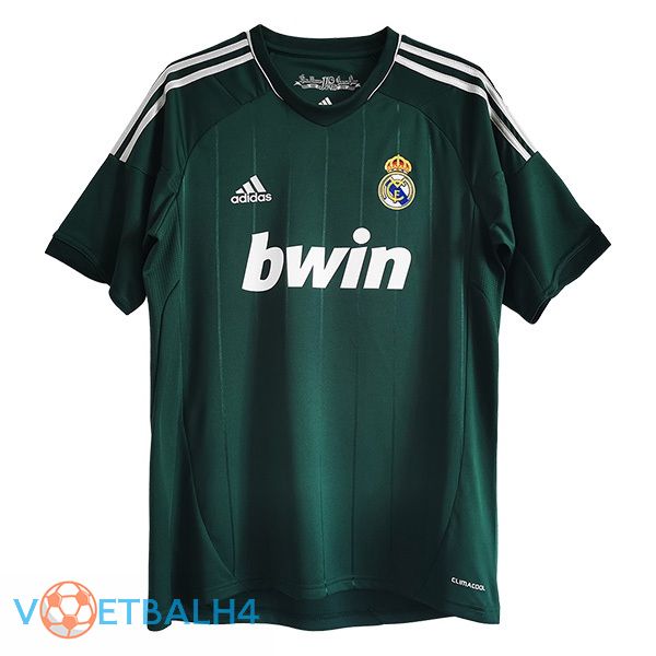 Real Madrid derde jersey Retro groente 2012-2013