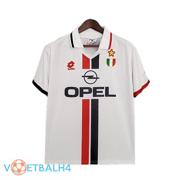 AC Milan Retro uit jersey wit 1995-1997