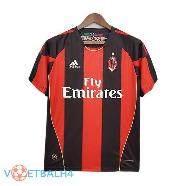 AC Milan Retro thuis jersey rood zwart 2010-2011