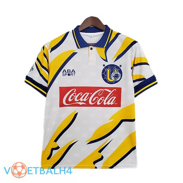 Tigres UANL Retro uit jersey geel wit 1996-1997