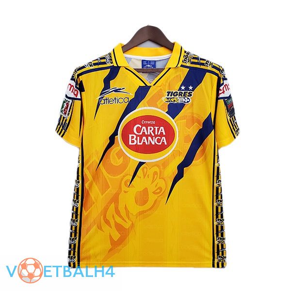 Tigres UANL Retro thuis jersey geel 1997-1998