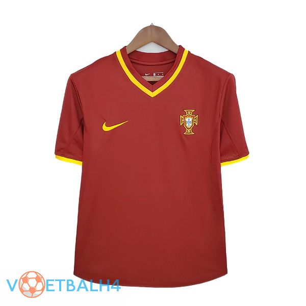 Portugal Retro thuis jerseys rood 2000