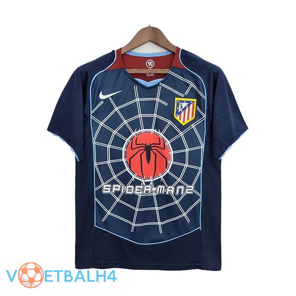 Atletico Madrid Retro uit jerseys blauw 2004-2005