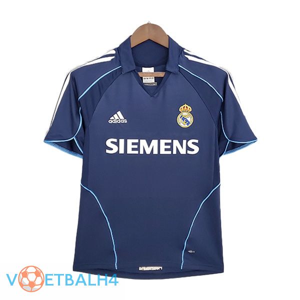 Real Madrid Retro uit jerseys blauw 2005-2006