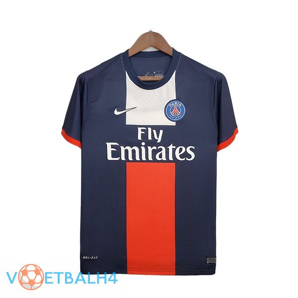 Paris PSG Retro thuis jerseys blauw koninklijk 2013-2014