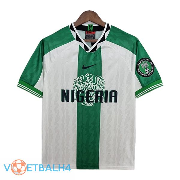 Nigeria Retro uit groente jersey 1996-1998