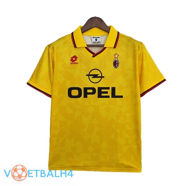 AC Milan Retro uit geel jersey 1995-1996