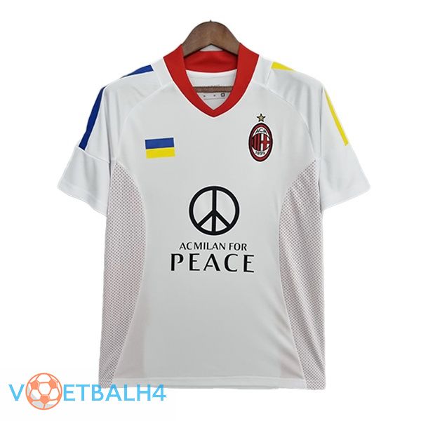 AC Milan Retro uit Kampioens League wit jersey 2002-2003