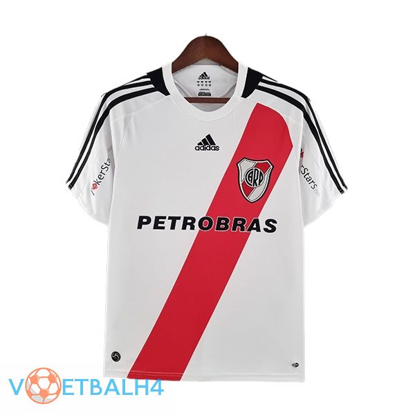 River Plate jersey thuis Retro wit rood 2009-2010