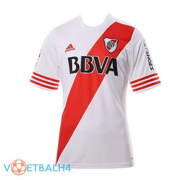 River Plate jersey thuis Retro wit rood 2015-2016