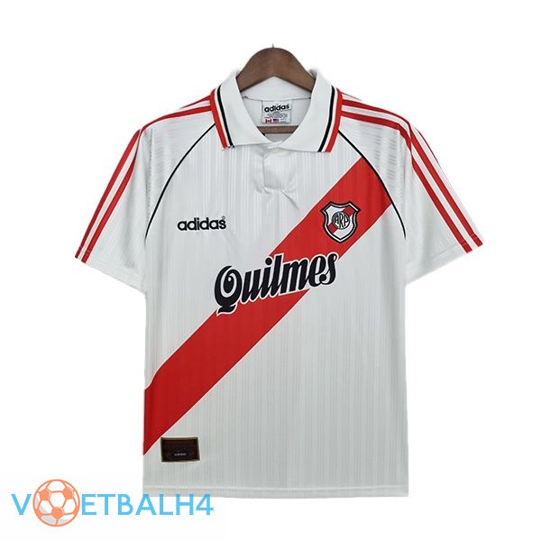 River Plate jersey thuis Retro wit rood 1995-1996