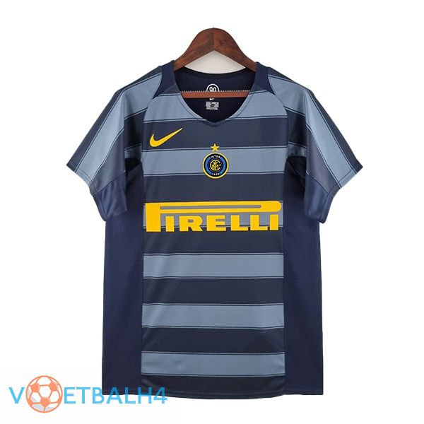 Inter Milan Retro jersey derde blauw 2004-2005