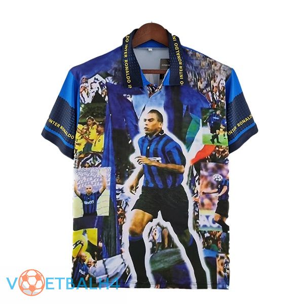 Inter Milan jersey Ronaldo Retro blauw 1997-1998