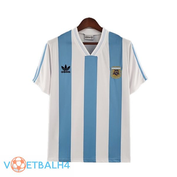 Argentinië jersey thuis Retro blauw wit 1993