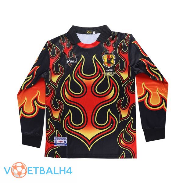 wereldbeker Japan doelman jersey Retro zwart 1998