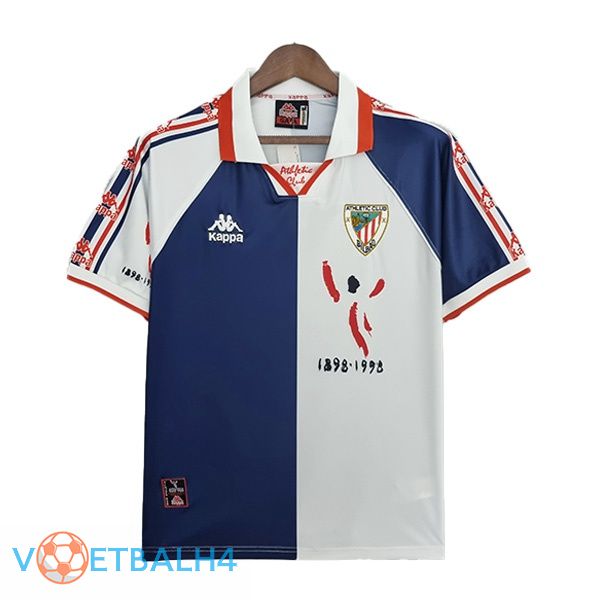 Athletic Bilbao jersey uit Retro blauw wit 1997-1998