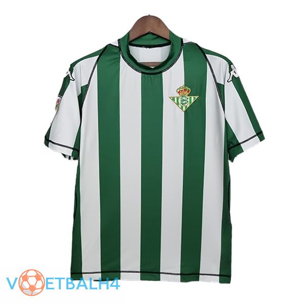 Real Betis jersey thuis Retro groente wit 2003-2004