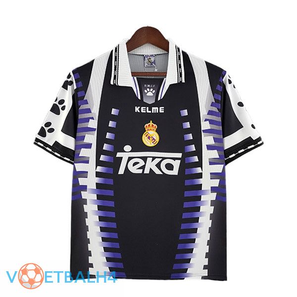 Real Madrid Retro jersey derde zwart 1997-1998