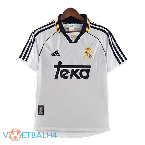 Real Madrid jersey thuis Retro wit 2000