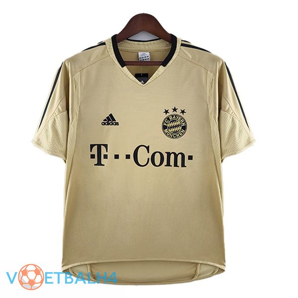 Bayern Munich jersey Retro jersey uit geel 2004-2005