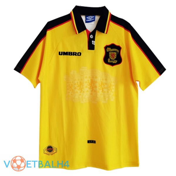 Schotland Retro uit jersey geel 1998 wereldbeker