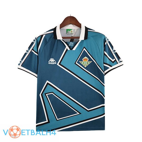 Real Betis Retro voetbal jerseys uit blauw 1995-1997