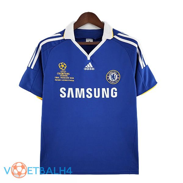 FC Chelsea Retro voetbal jersey thuis blauw 2008-2009