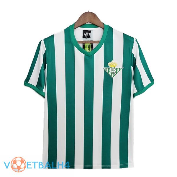 Real Betis Retro voetbal jersey thuis groente 1976-1977