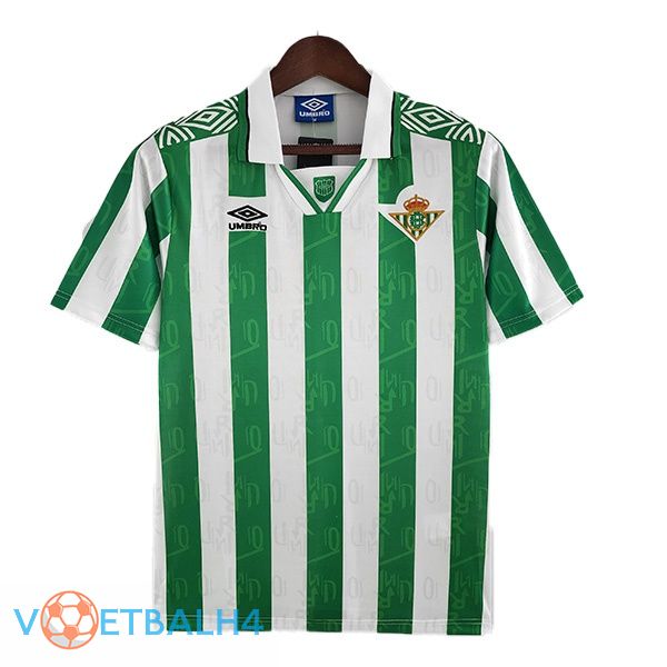 Real Betis Retro voetbal jersey thuis groente 1994-1995