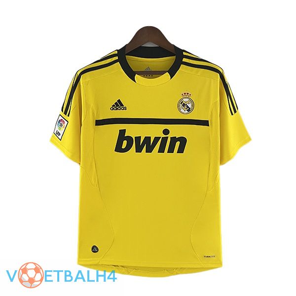 Real Madrid voetbal jersey doelman Retro geel 2011-2012