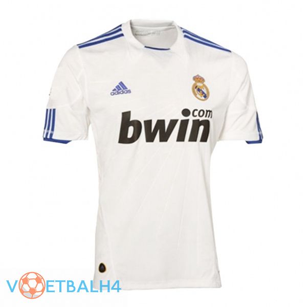 Real Madrid Retro thuis jersey wit 2010-2011