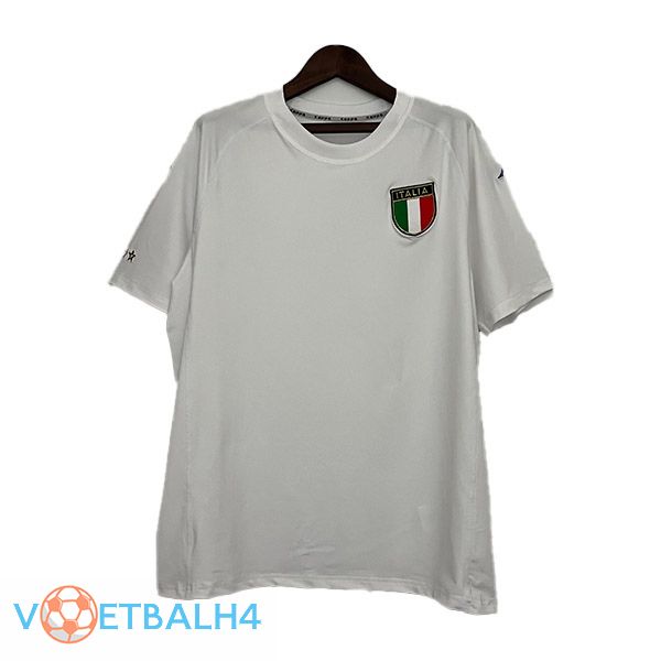 Italië Retro voetbal jersey uit wit 2000