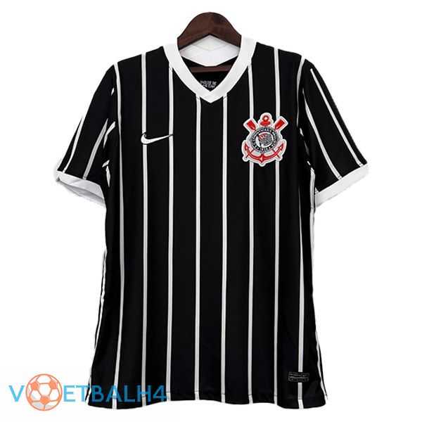 Corinthians Retro voetbal jersey uit zwart 2020-2021