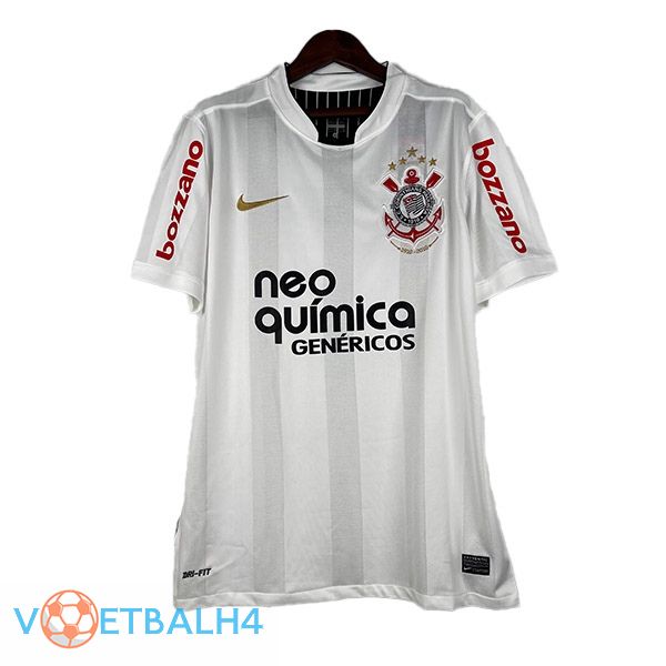 Corinthians Retro voetbal jersey thuis wit 2010