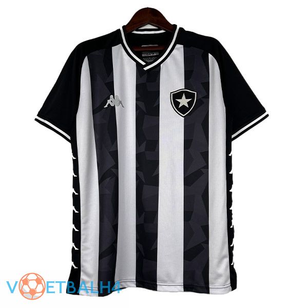 Botafogo Retro voetbal jersey thuis zwart wit 2019-2020