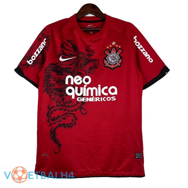 Corinthians Retro voetbal jersey derde rood 2011-2012