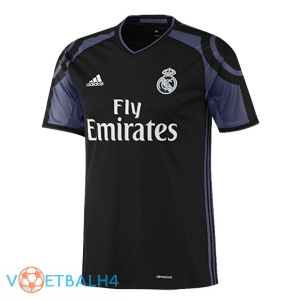 Real Madrid derde Retro uit jersey zwart paars 2016-2017