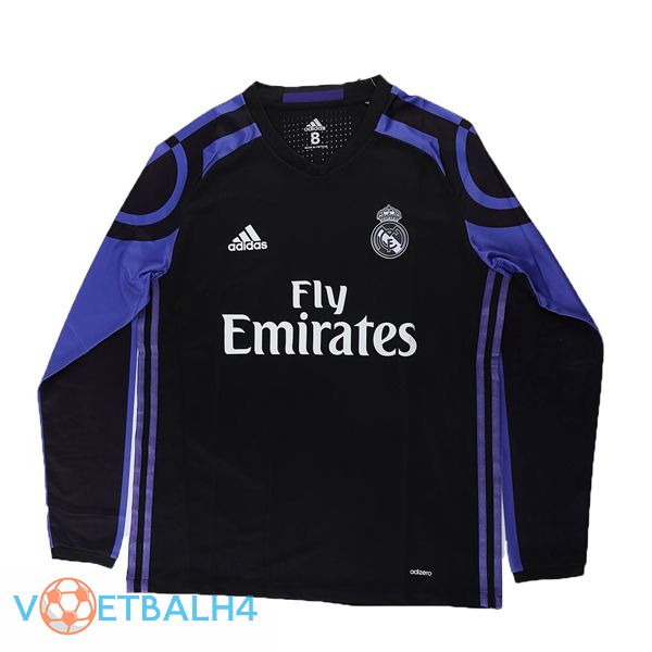 Real Madrid derde Retro uit jersey lange mouwpaars 2016-2017