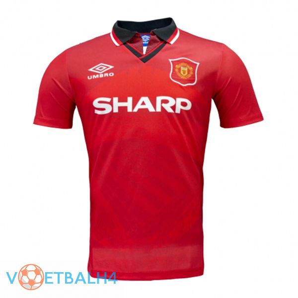 Manchester United Retro thuis jersey rood 1994-1995